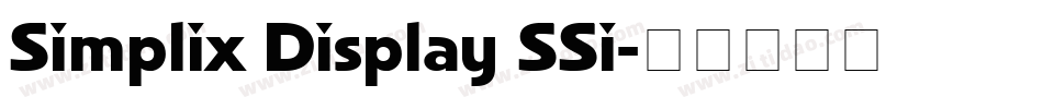 Simplix Display SSi字体转换